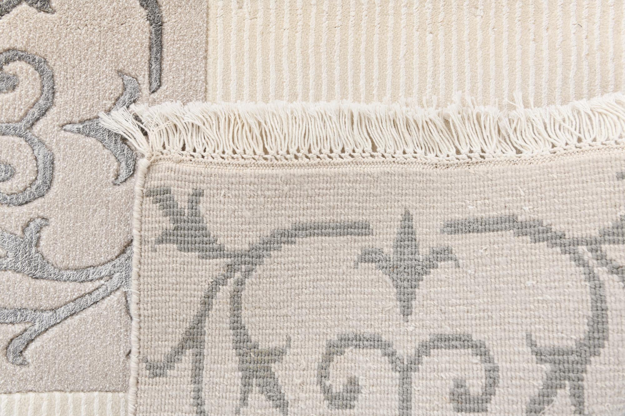 6' 7 x 9' 10 Hand Knotted Darya Wool Rug