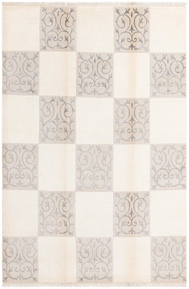Detail image of 6' 7 x 9' 10 Hand Knotted Darya Wool Rug