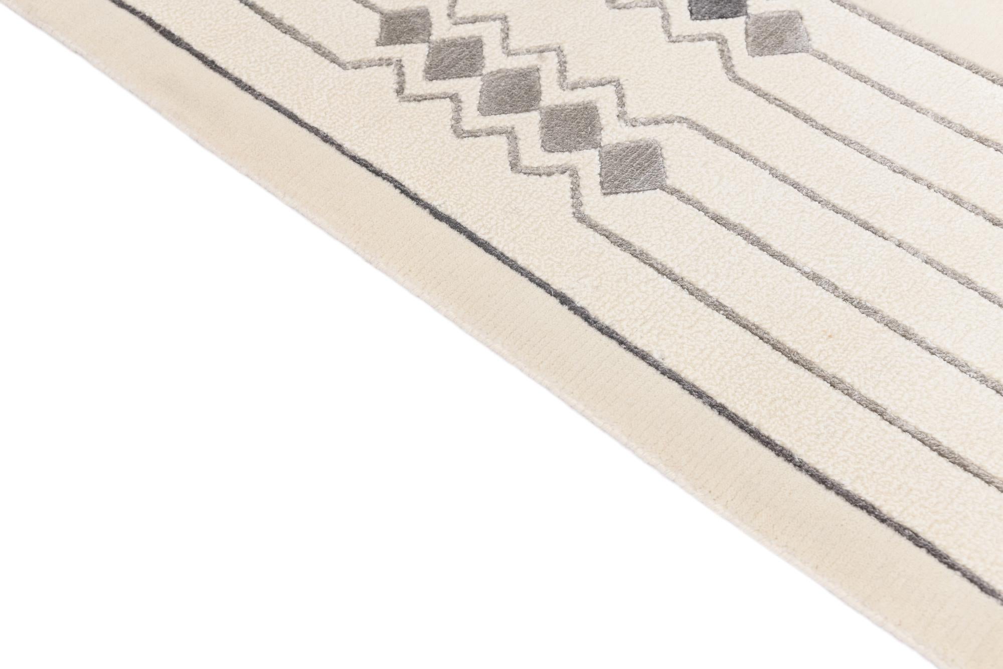 6' 9 x 9' 10 Hand Knotted Darya Wool Rug