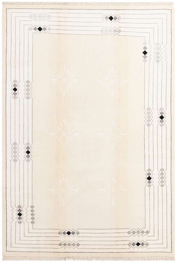 205cm x 300cm Handgeknüpft Darya Wolle Teppich