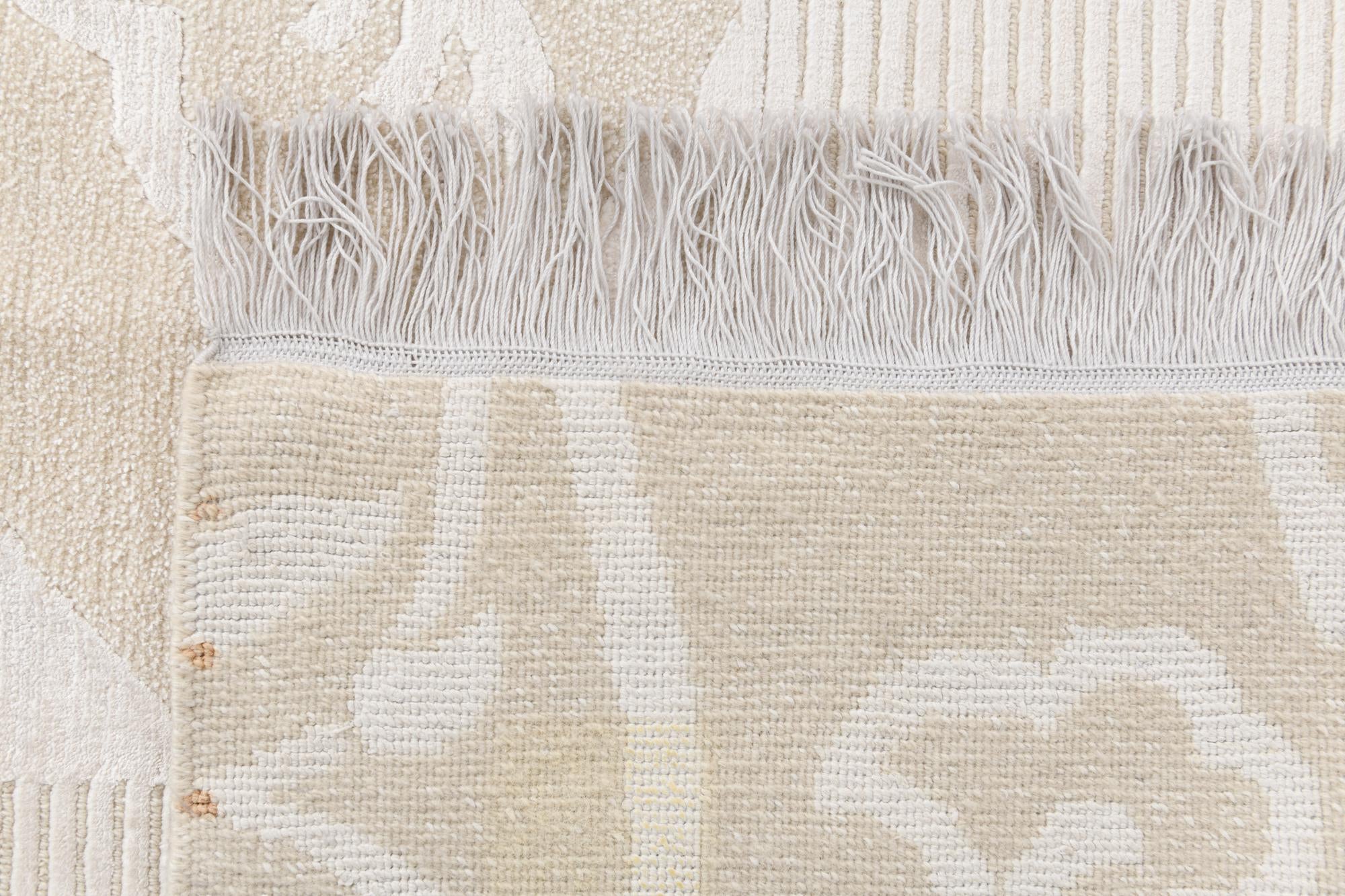 6' 9 x 10' Hand Knotted Darya Wool Rug