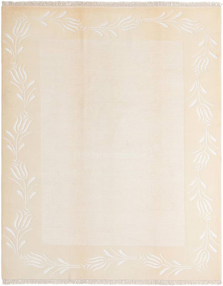 Detail image of 6' 10 x 9' 5 Hand Knotted Darya Wool Rug