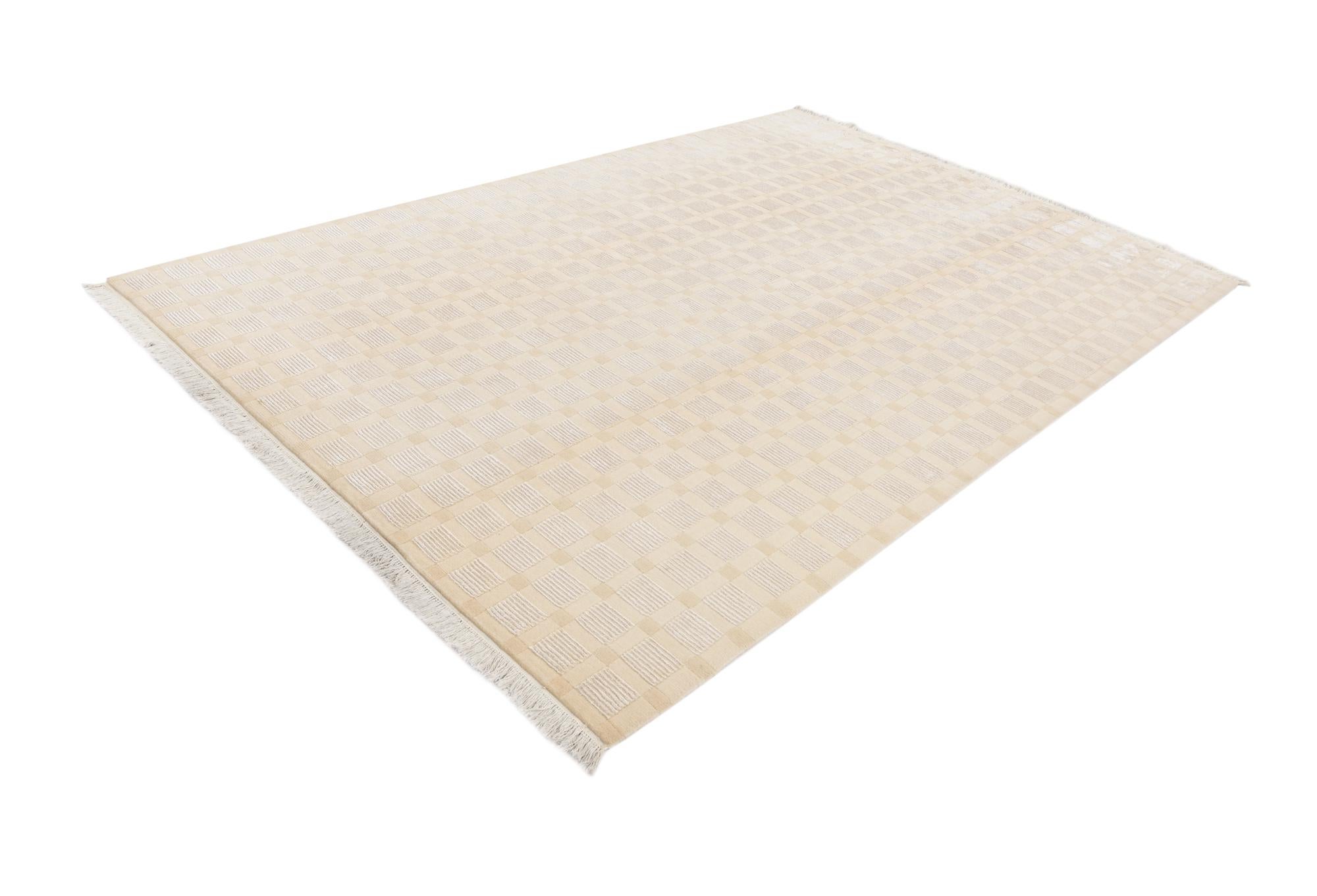6' 5 x 9' 9 Hand Knotted Darya Wool Rug