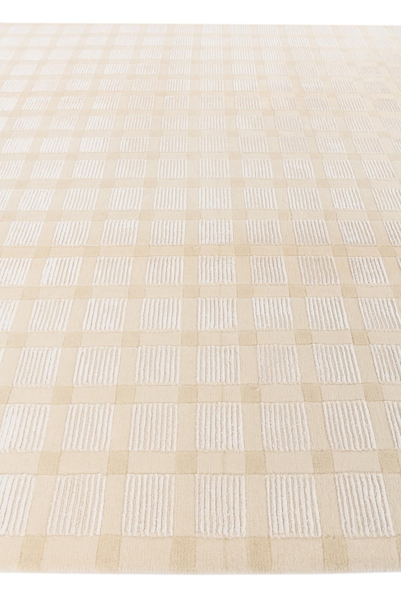 6' 5 x 9' 9 Hand Knotted Darya Wool Rug