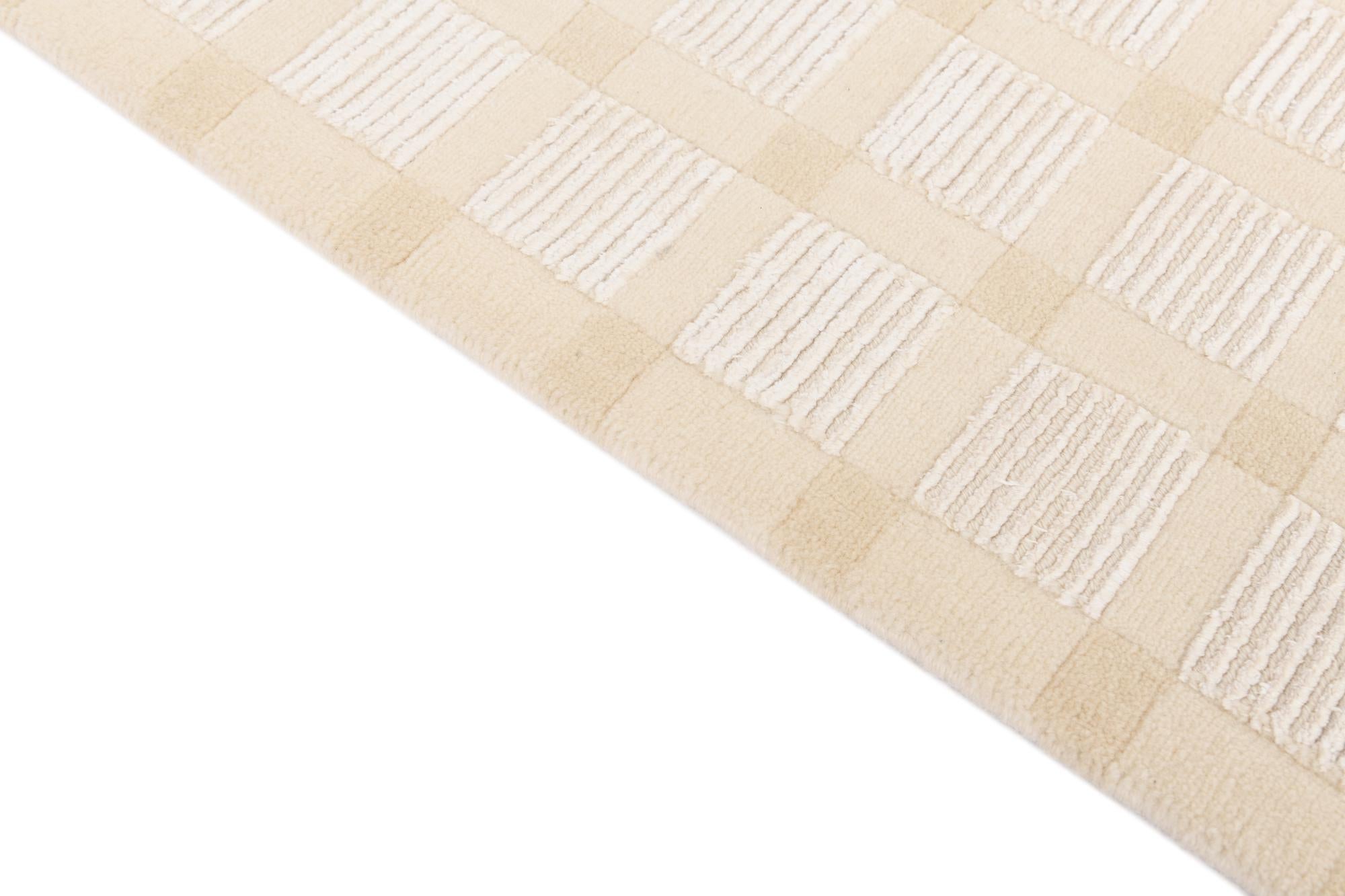 6' 5 x 9' 9 Hand Knotted Darya Wool Rug