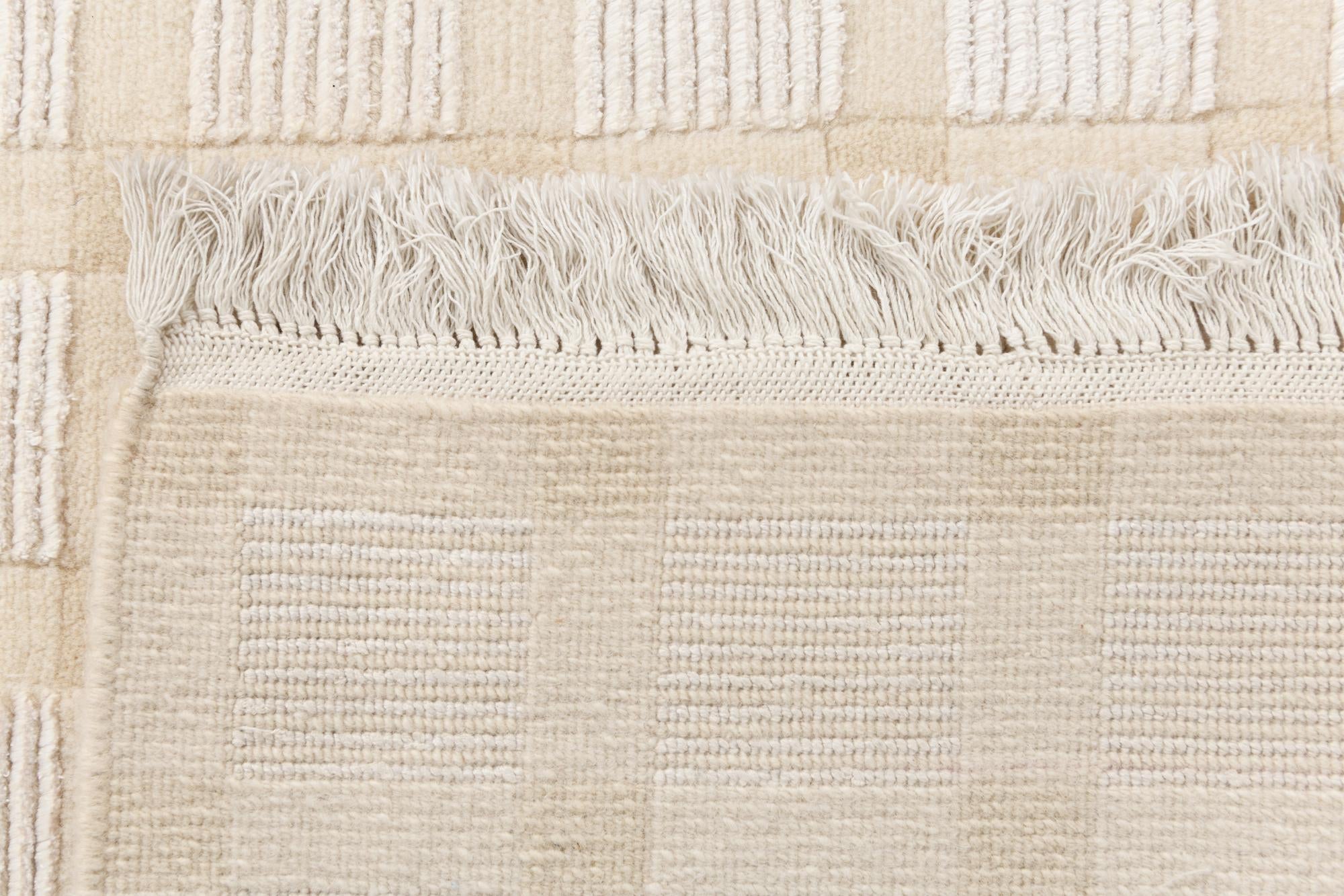 6' 5 x 9' 9 Hand Knotted Darya Wool Rug