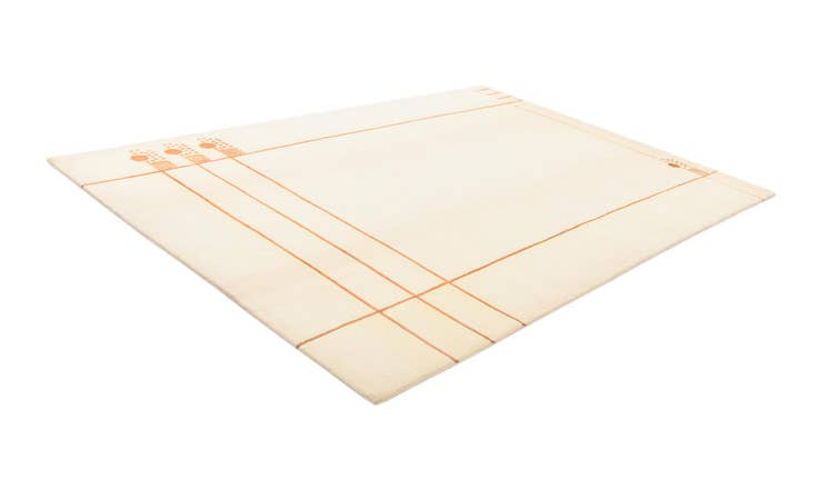 Detail image of 6' 8 x 9' 7 Hand Knotted Darya Wool Rug