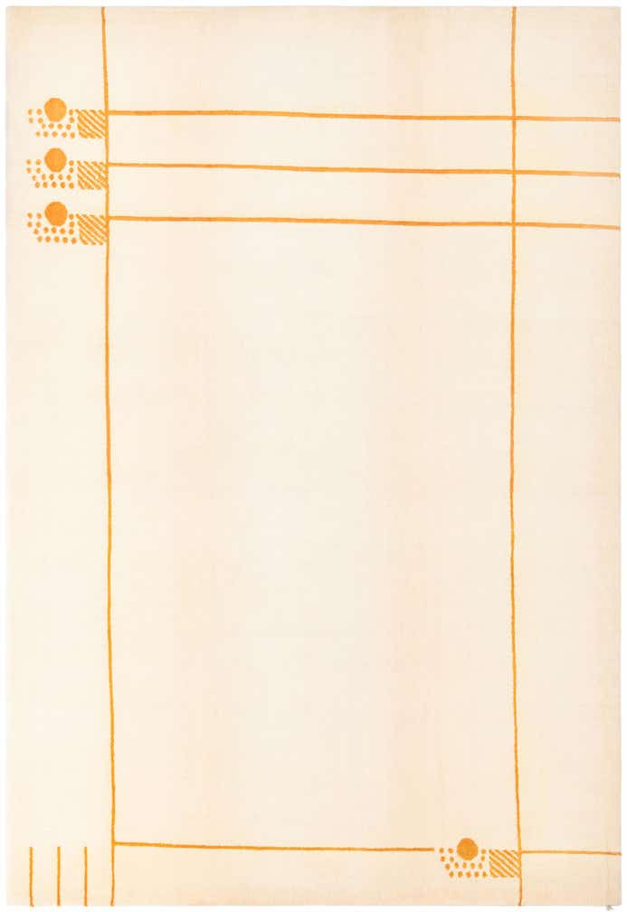 6' 8 x 9' 7 Hand Knotted Darya Wool Rug