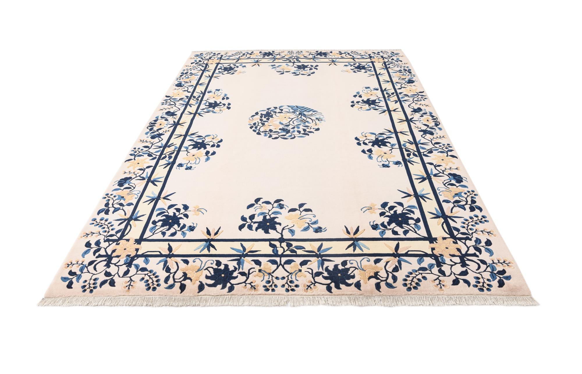 6' 2 x 9' 2 Hand Knotted Darya Wool Rug