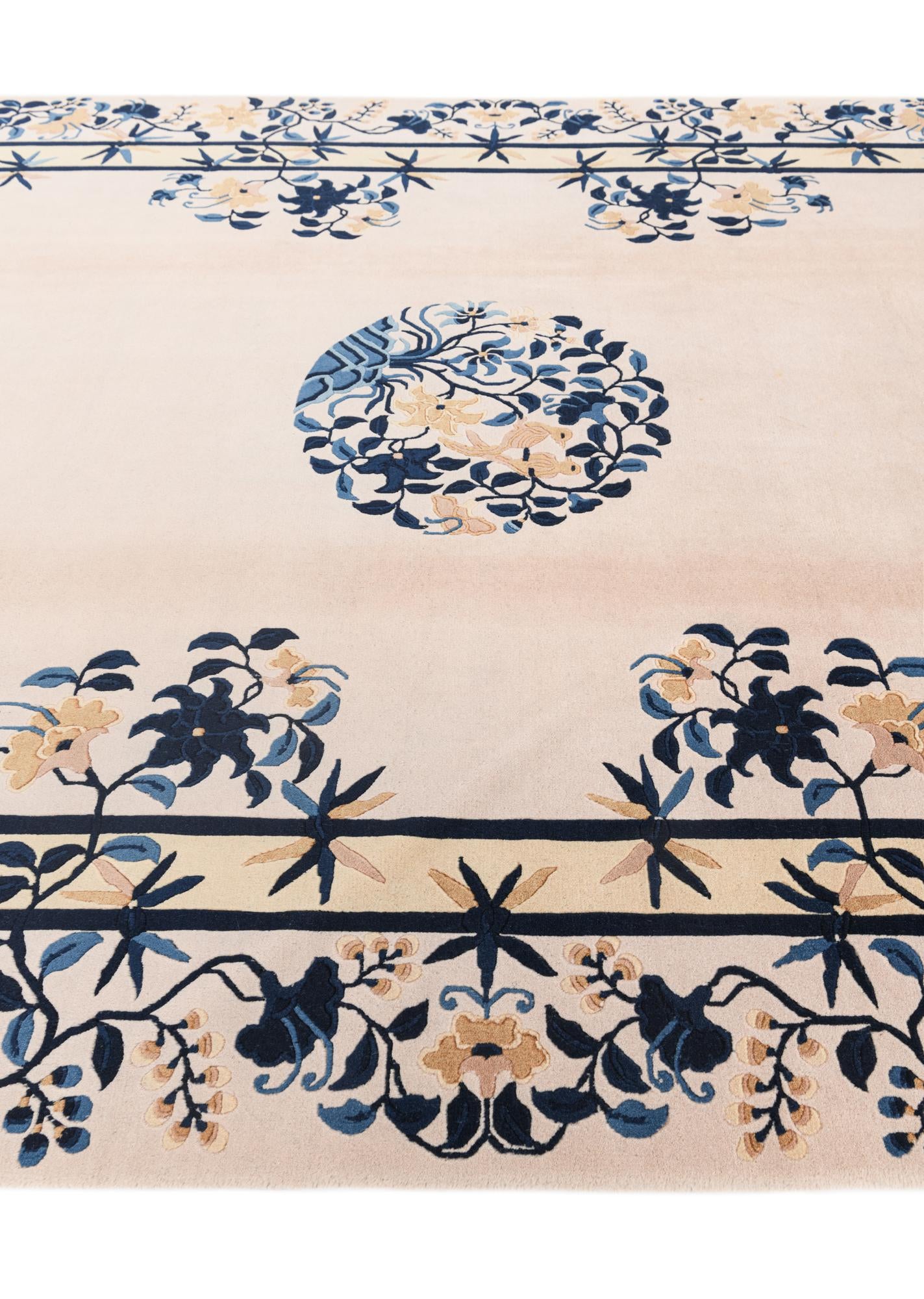 6' 2 x 9' 2 Hand Knotted Darya Wool Rug