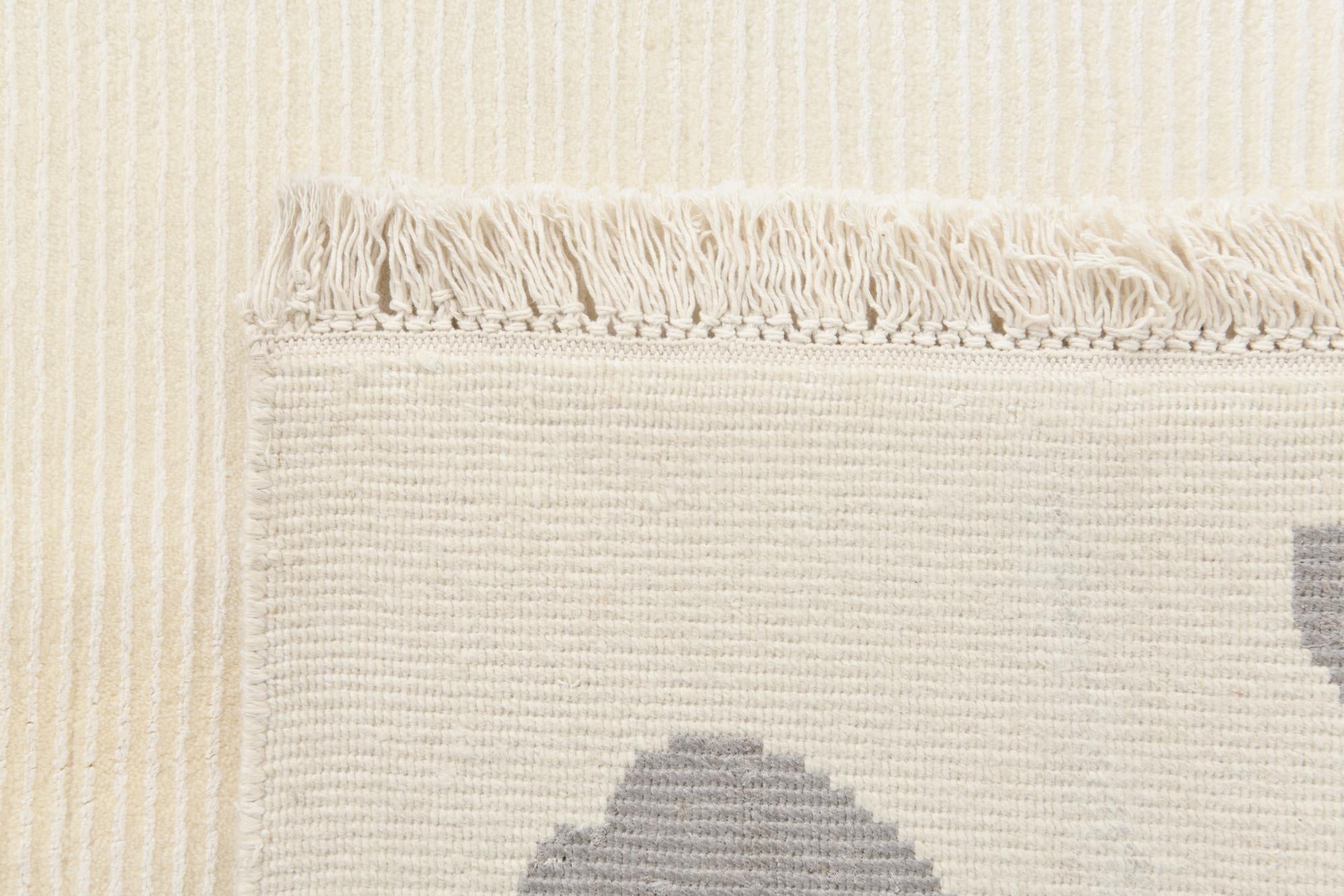 6' 7 x 9' 9 Hand Knotted Darya Wool Rug
