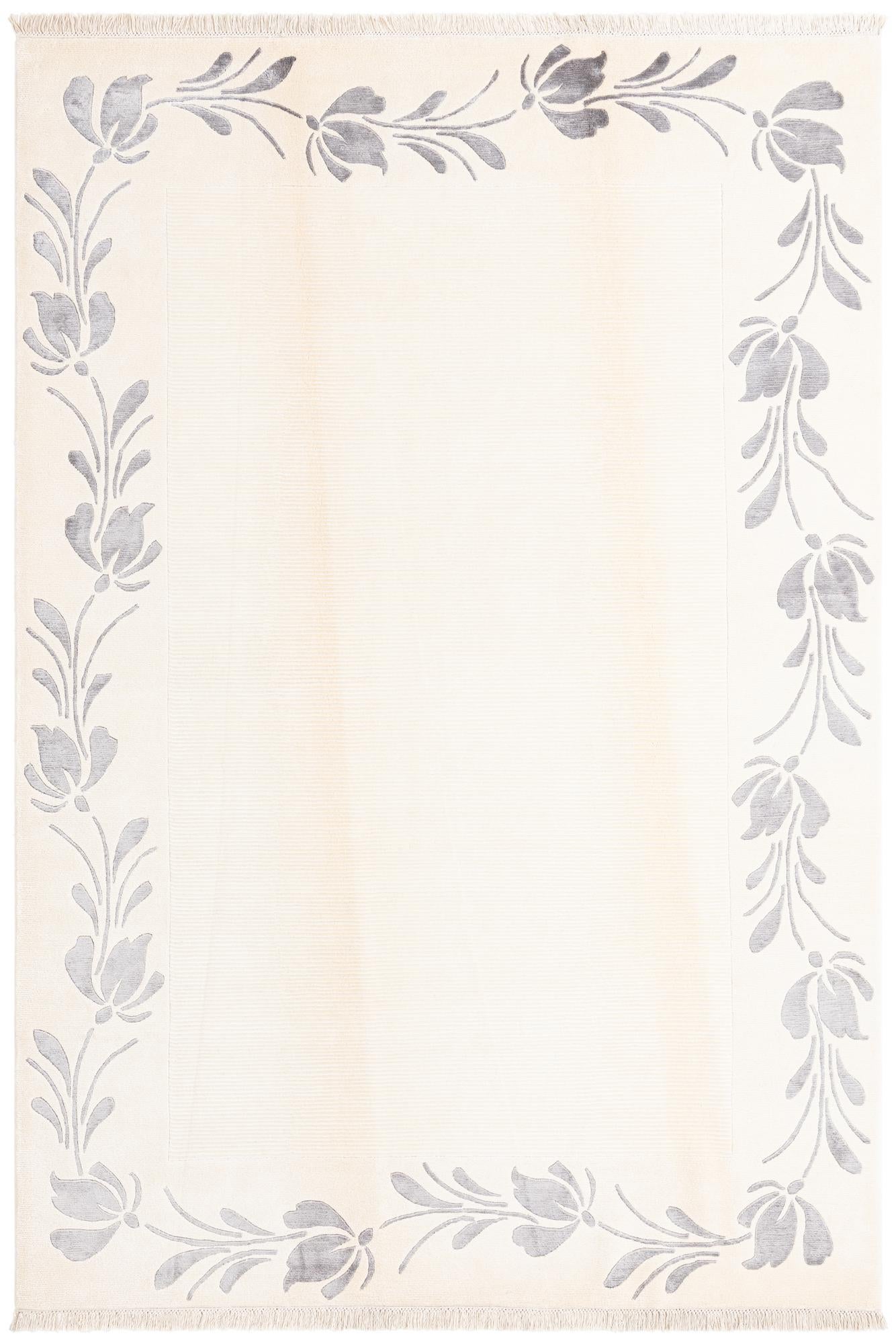 6' 7 x 9' 9 Hand Knotted Darya Wool Rug