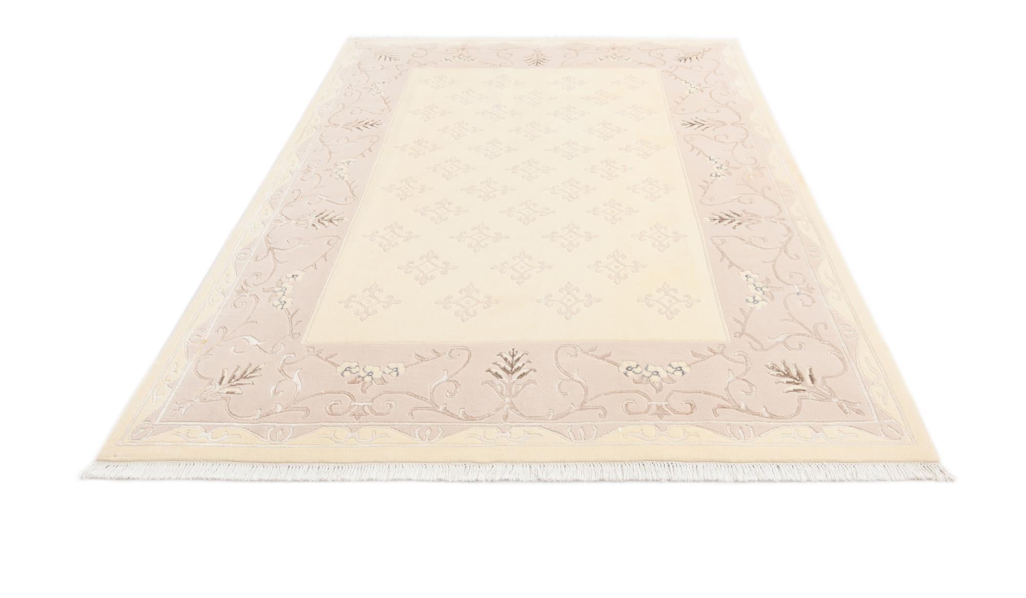 6' 7 x 9' 8 Hand Knotted Darya Wool Rug