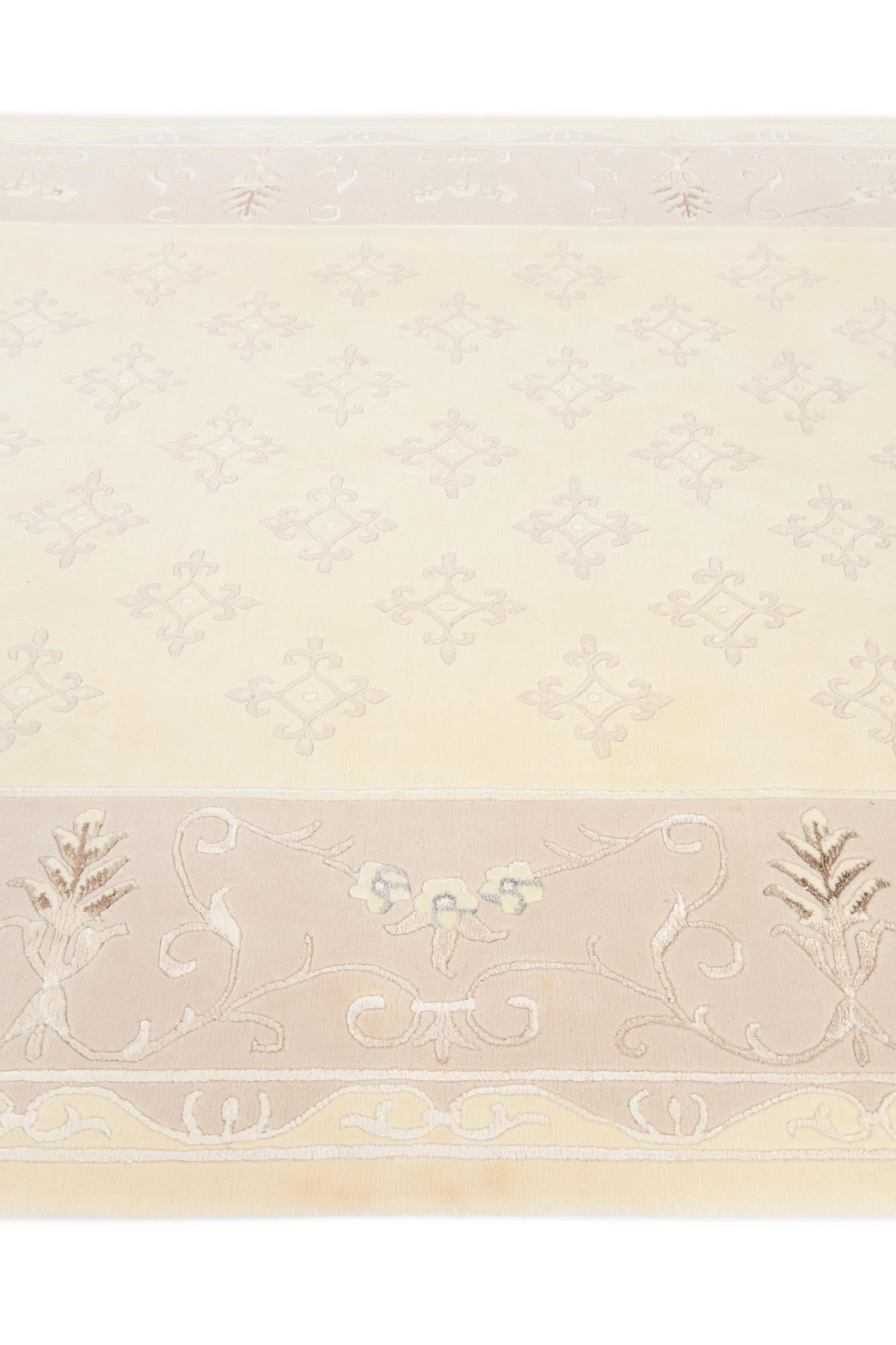 6' 7 x 9' 8 Hand Knotted Darya Wool Rug