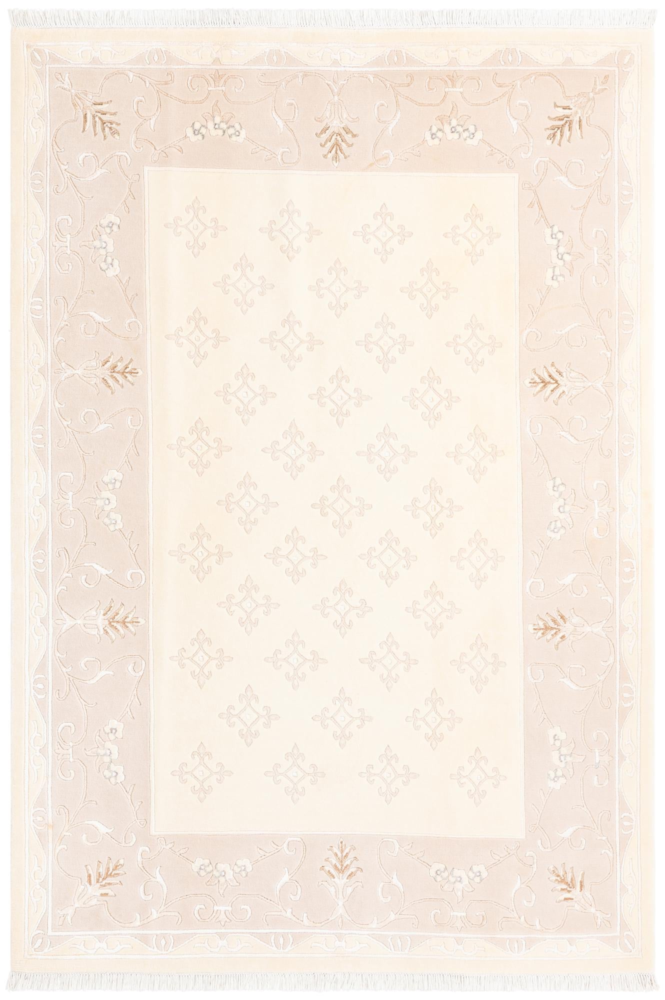 6' 7 x 9' 8 Hand Knotted Darya Wool Rug