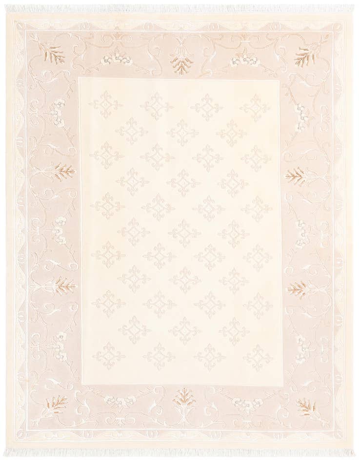 Detail image of 6' 7 x 9' 8 Hand Knotted Darya Wool Rug