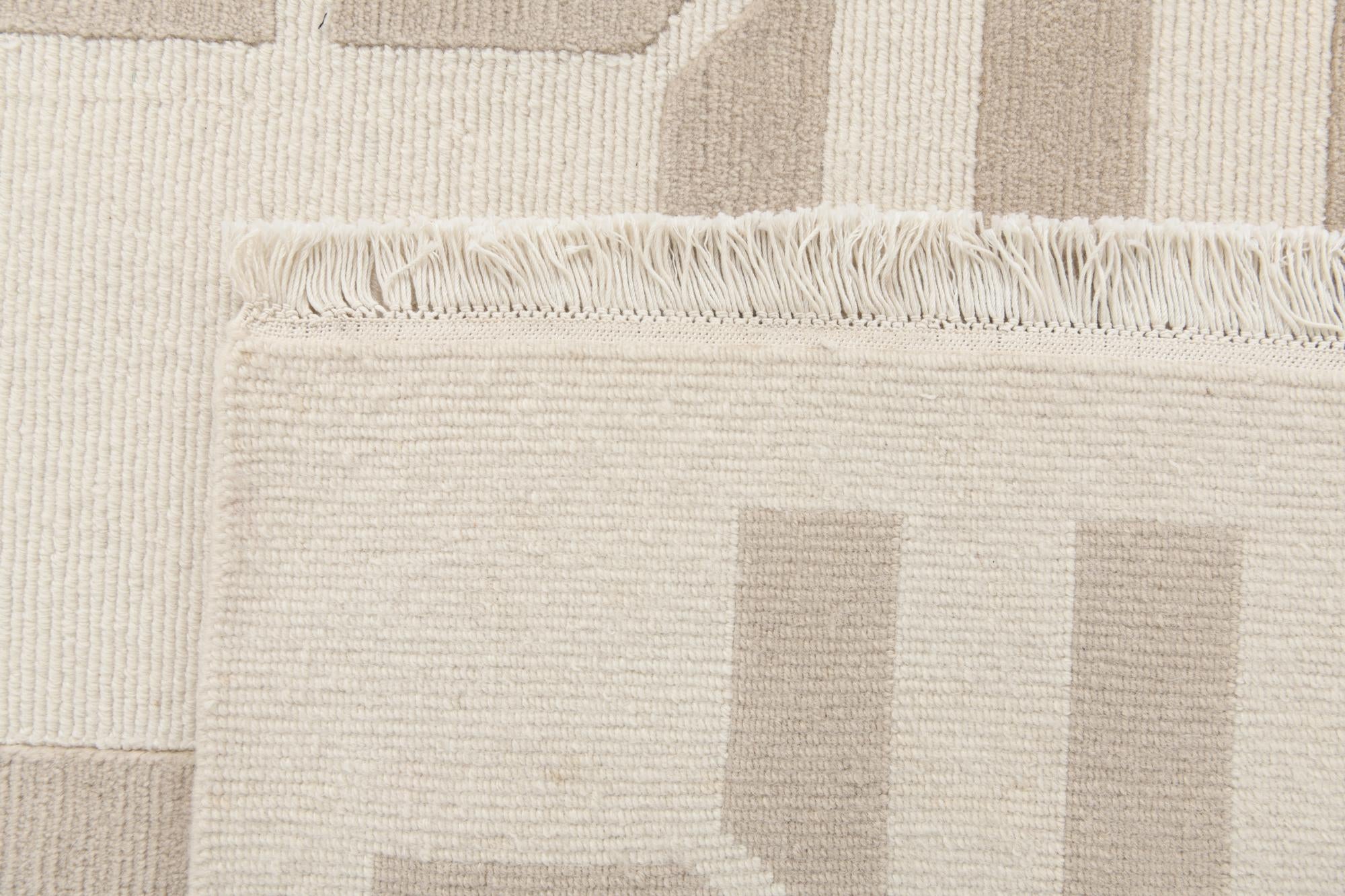 6' 8 x 9' 11 Hand Knotted Darya Wool Rug