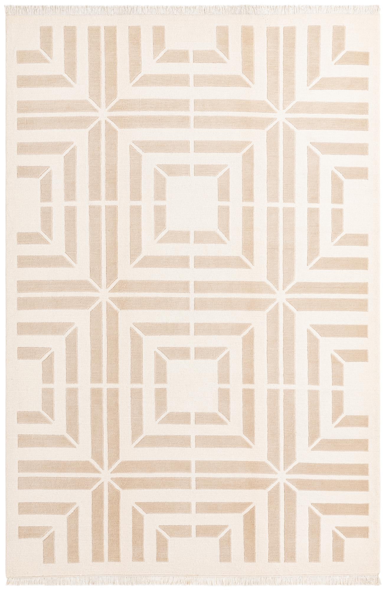 6' 8 x 9' 11 Hand Knotted Darya Wool Rug