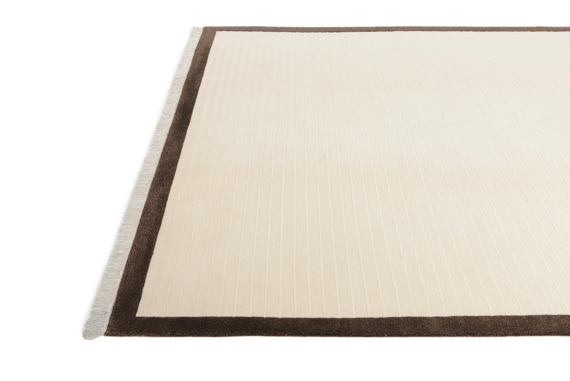 6' 7 x 9' 11 Hand Knotted Darya Wool Rug