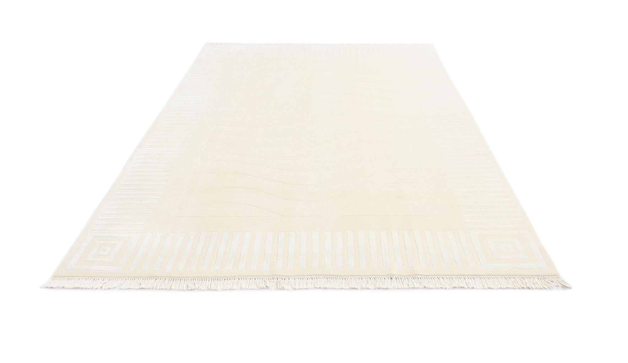 6' 7 x 9' 11 Hand Knotted Darya Wool Rug