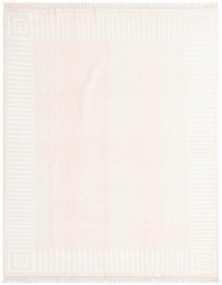 Detail image of 6' 7 x 9' 11 Hand Knotted Darya Wool Rug
