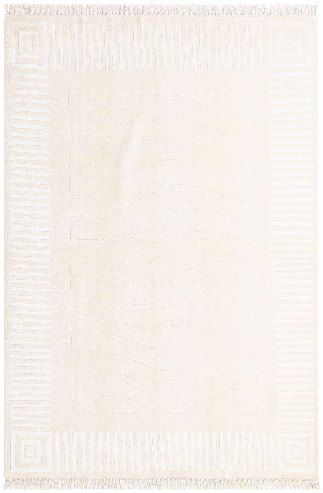 6' 7 x 9' 11 Hand Knotted Darya Wool Rug