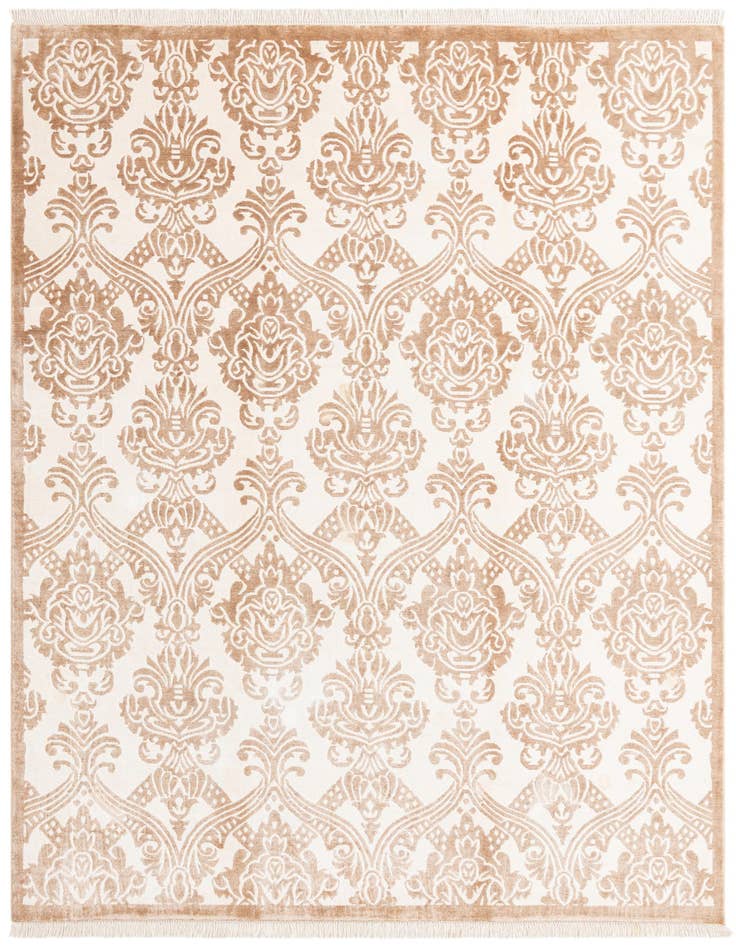 Detail image of 6' 9 x 9' 9 Hand Knotted Darya Wool Rug