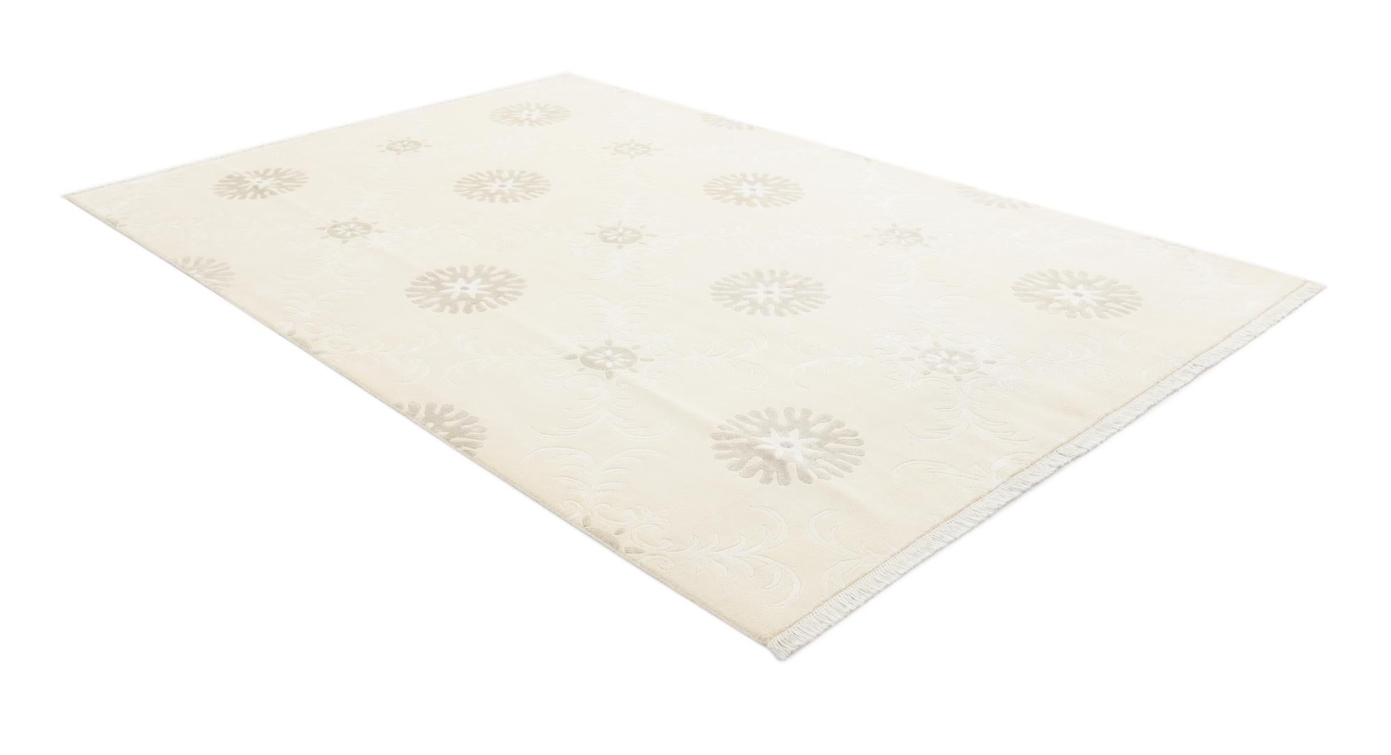 6' 9 x 9' 11 Hand Knotted Darya Wool Rug