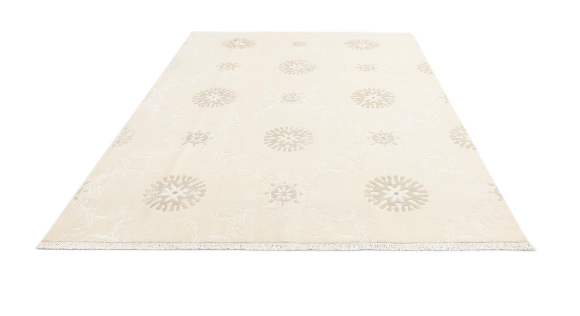 6' 9 x 9' 11 Hand Knotted Darya Wool Rug