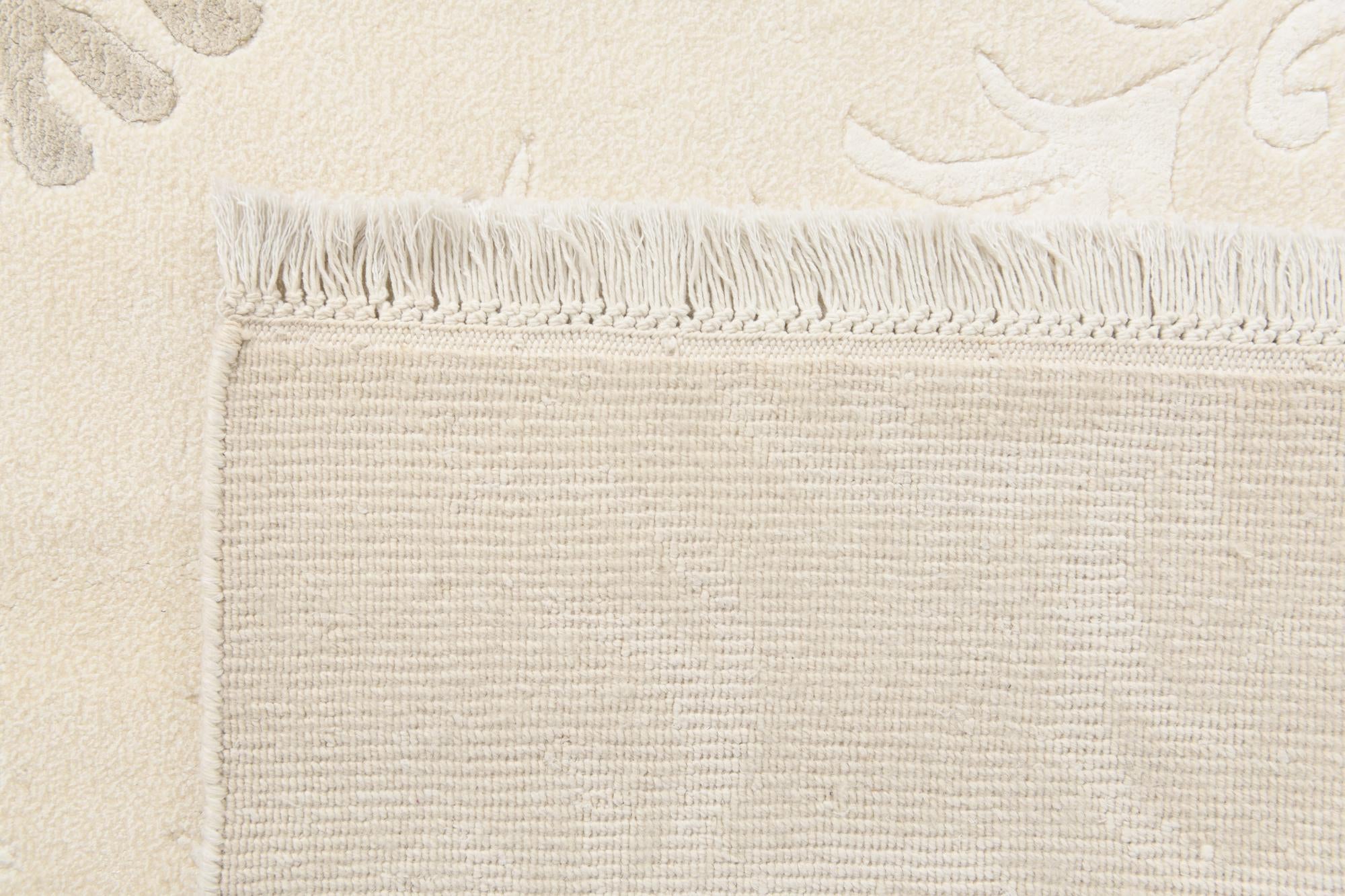 6' 9 x 9' 11 Hand Knotted Darya Wool Rug