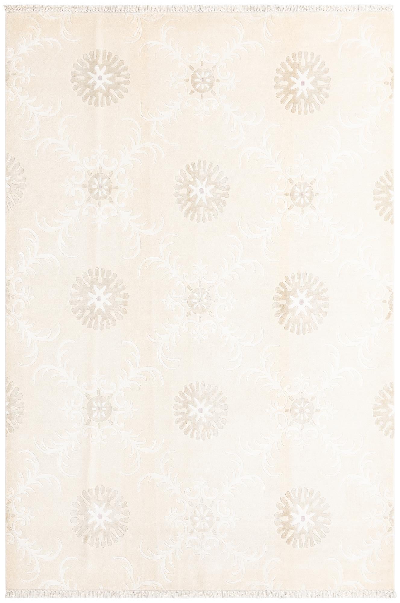 6' 9 x 9' 11 Hand Knotted Darya Wool Rug