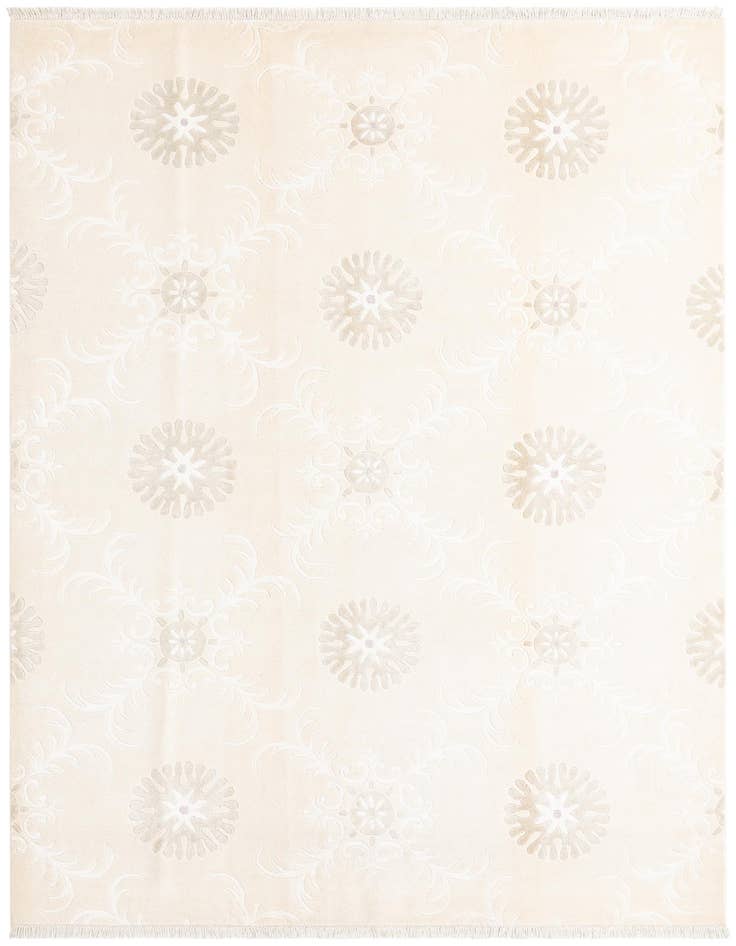 Detail image of 6' 9 x 9' 11 Hand Knotted Darya Wool Rug