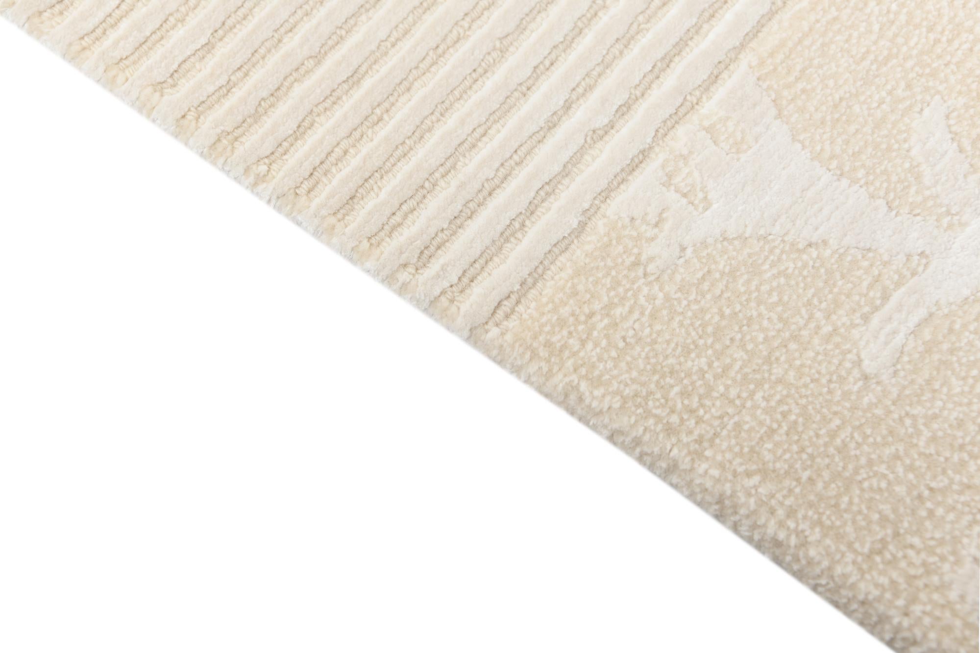 6' 8 x 9' 11 Hand Knotted Darya Wool Rug