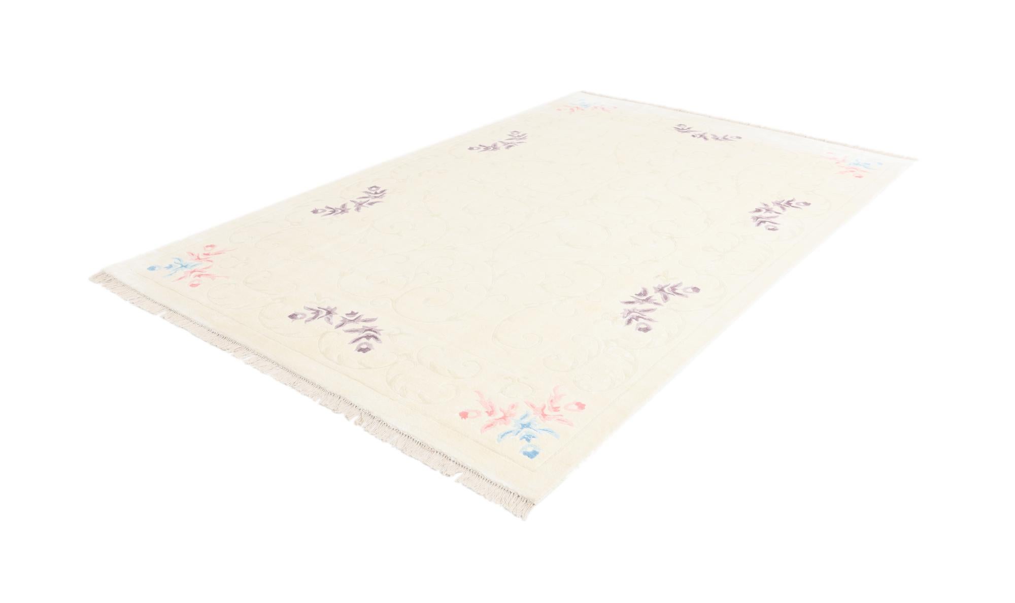 6' 7 x 9' 11 Hand Knotted Darya Wool Rug