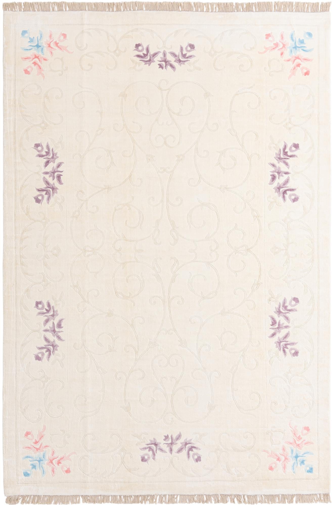 6' 7 x 9' 11 Hand Knotted Darya Wool Rug