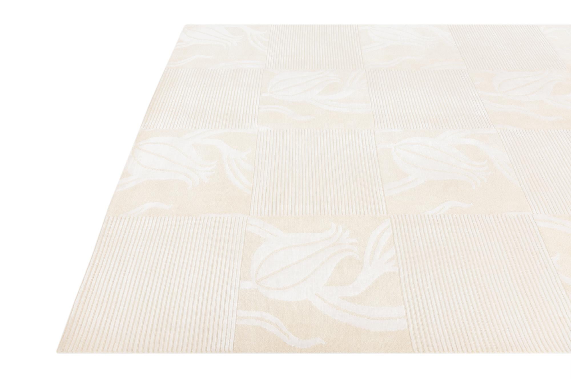6' 9 x 10' 2 Hand Knotted Darya Wool Rug