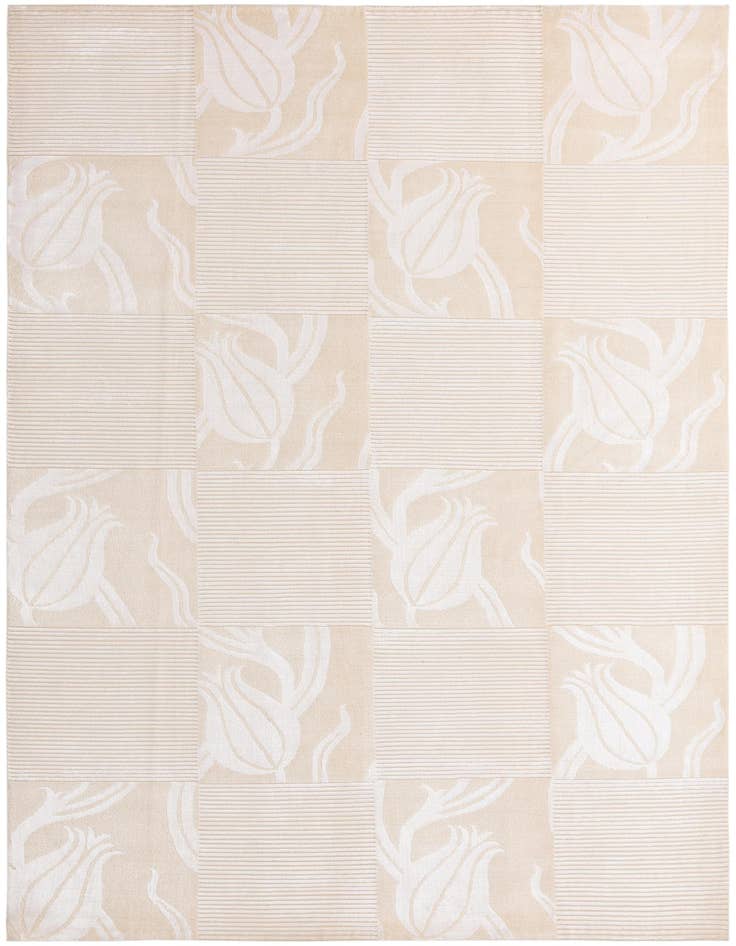 Detail image of 6' 9 x 10' 2 Hand Knotted Darya Wool Rug