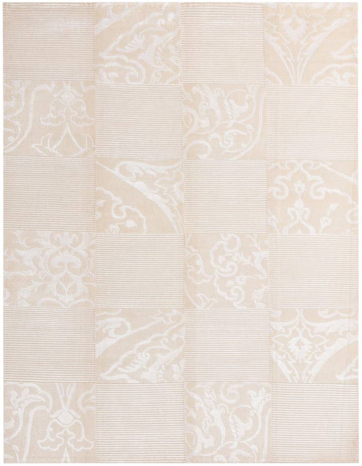 Detail image of 6' 8 x 9' 9 Hand Knotted Darya Wool Rug