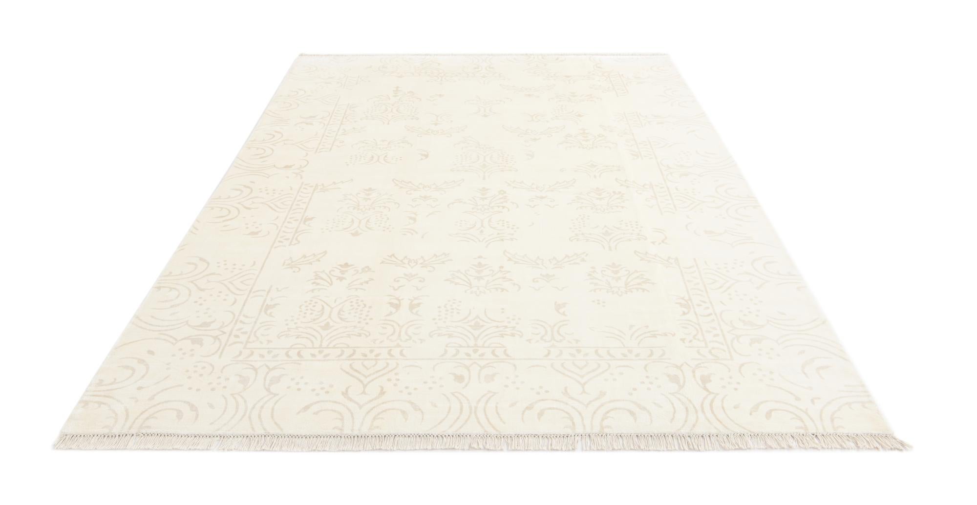 6' 7 x 9' 9 Hand Knotted Darya Wool Rug