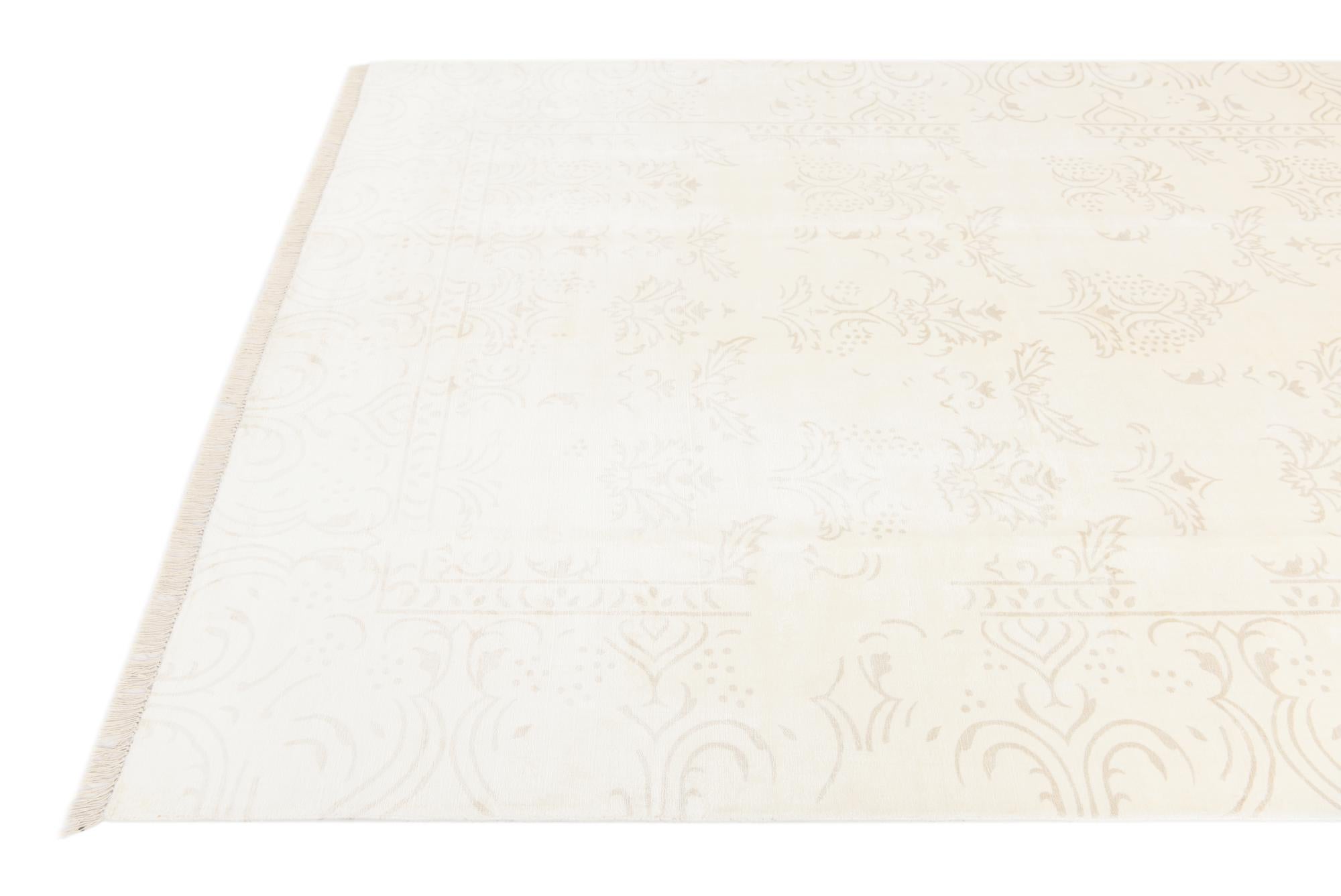 6' 7 x 9' 9 Hand Knotted Darya Wool Rug