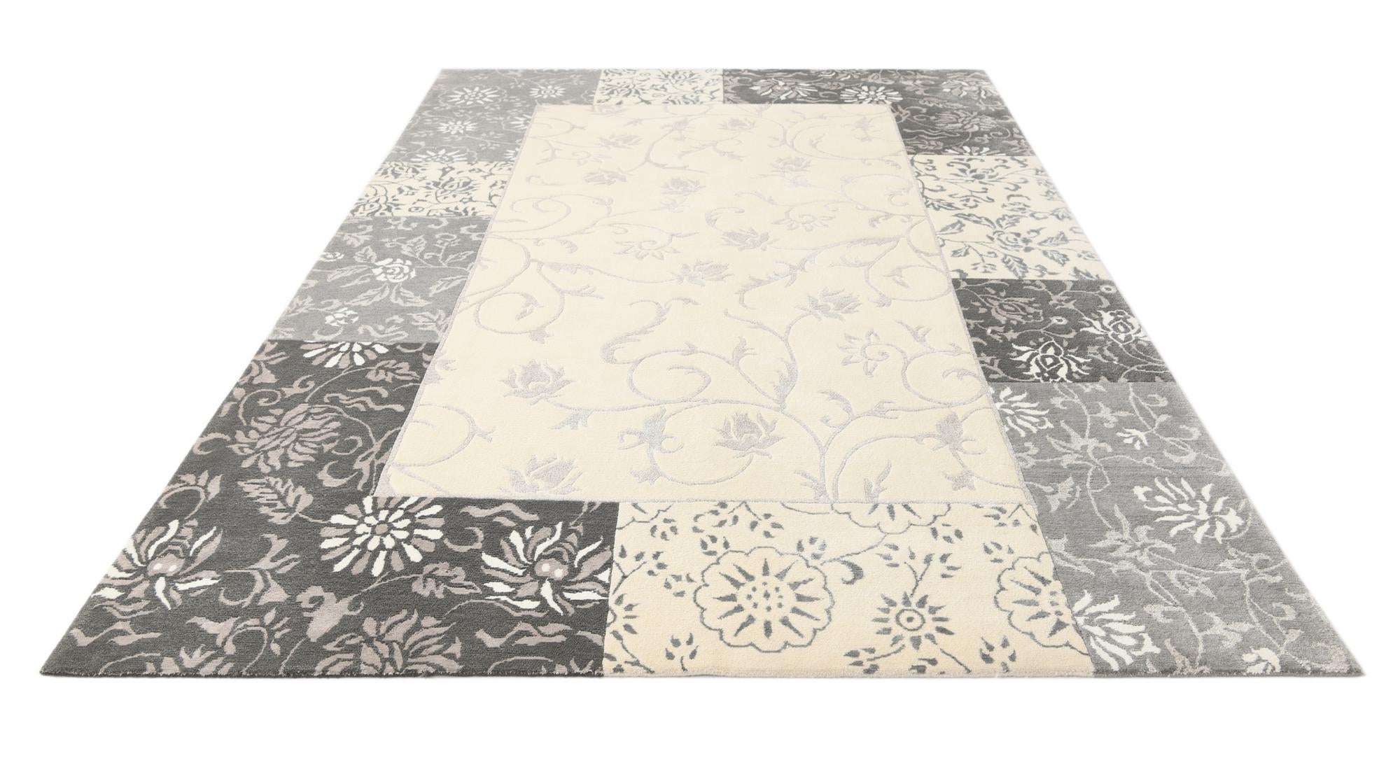6' 8 x 10' 5 Hand Knotted Darya Wool Rug