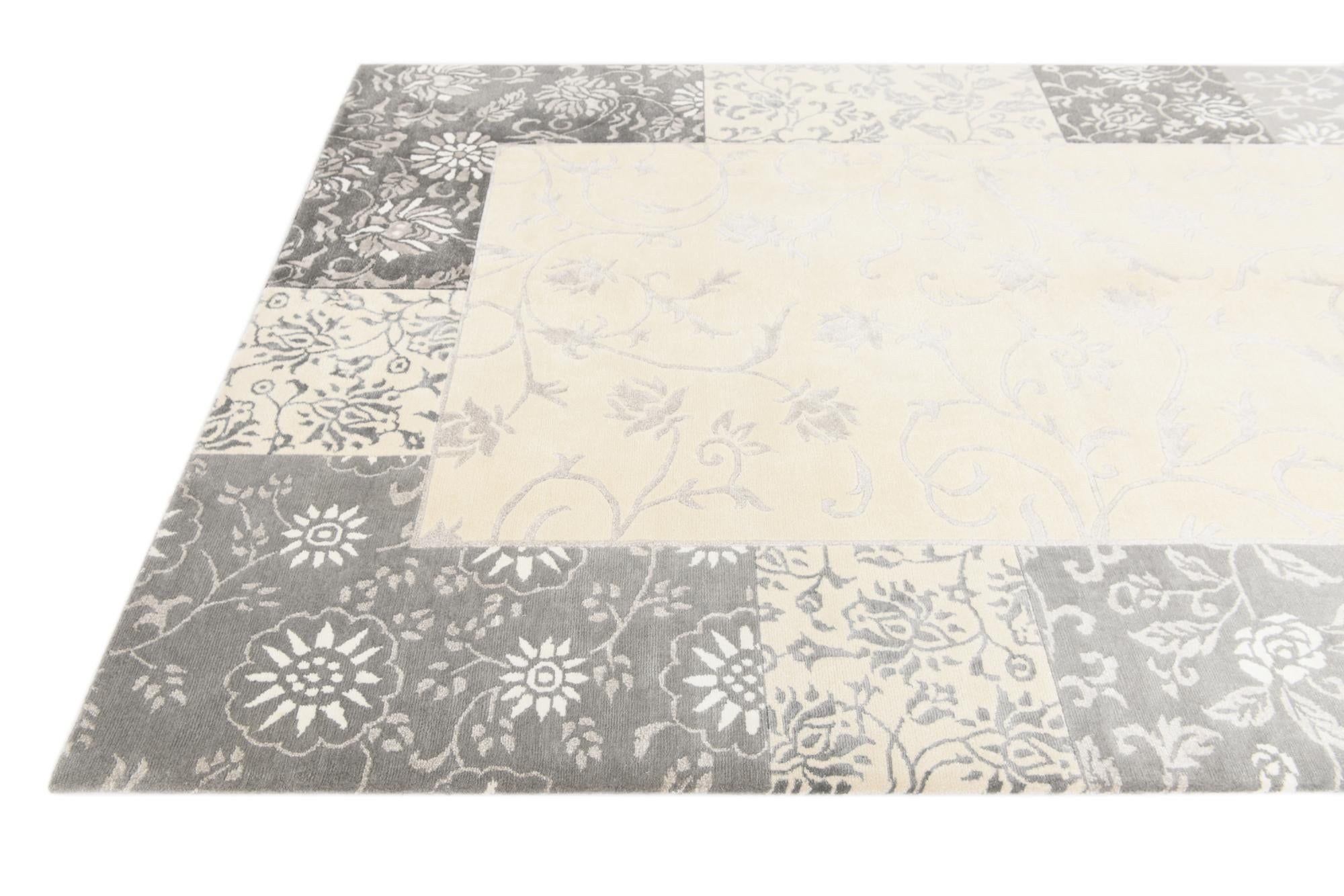 6' 8 x 10' 5 Hand Knotted Darya Wool Rug
