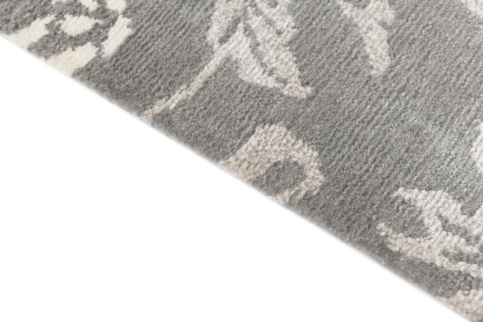 6' 8 x 10' 5 Hand Knotted Darya Wool Rug