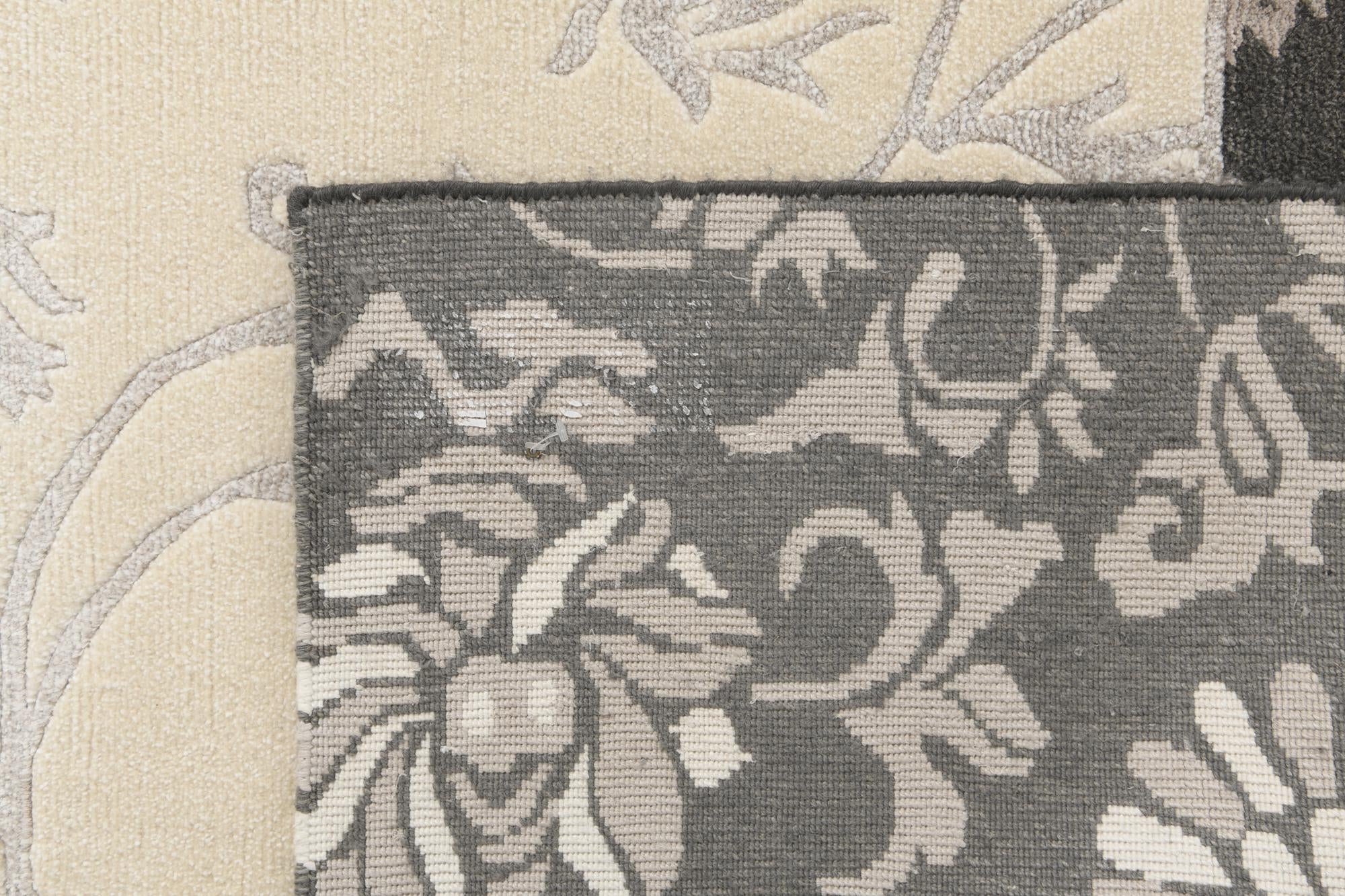 6' 8 x 10' 5 Hand Knotted Darya Wool Rug