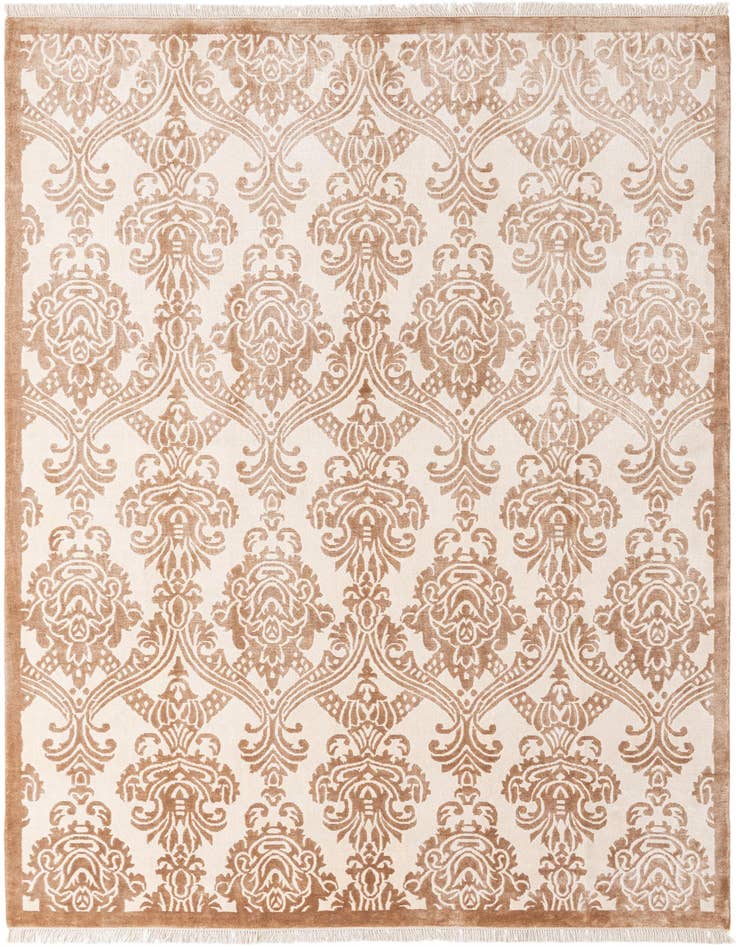 Detail image of 6' 10 x 9' 10 Hand Knotted Darya Wool Rug