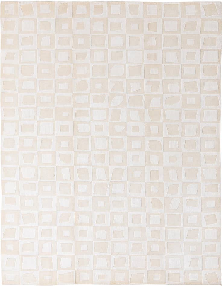 Detail image of 6' 8 x 9' 11 Hand Knotted Darya Wool Rug