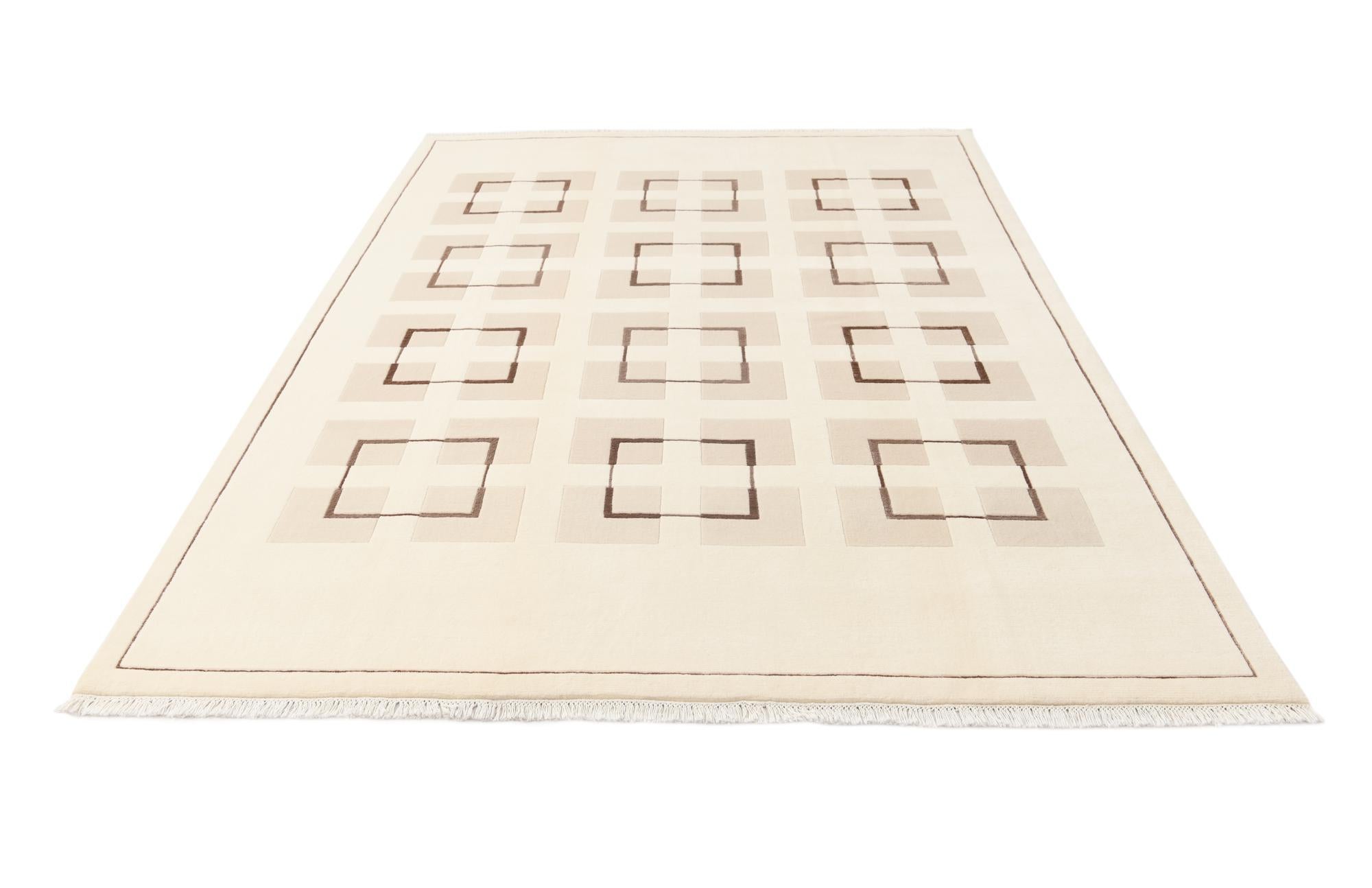 6' 7 x 9' 10 Hand Knotted Darya Wool Rug