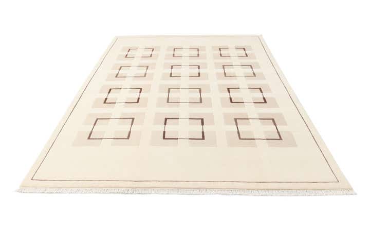 6' 7 x 9' 10 Hand Knotted Darya Wool Rug