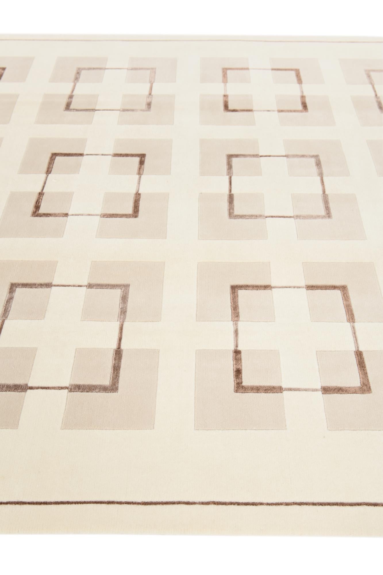 6' 7 x 9' 10 Hand Knotted Darya Wool Rug