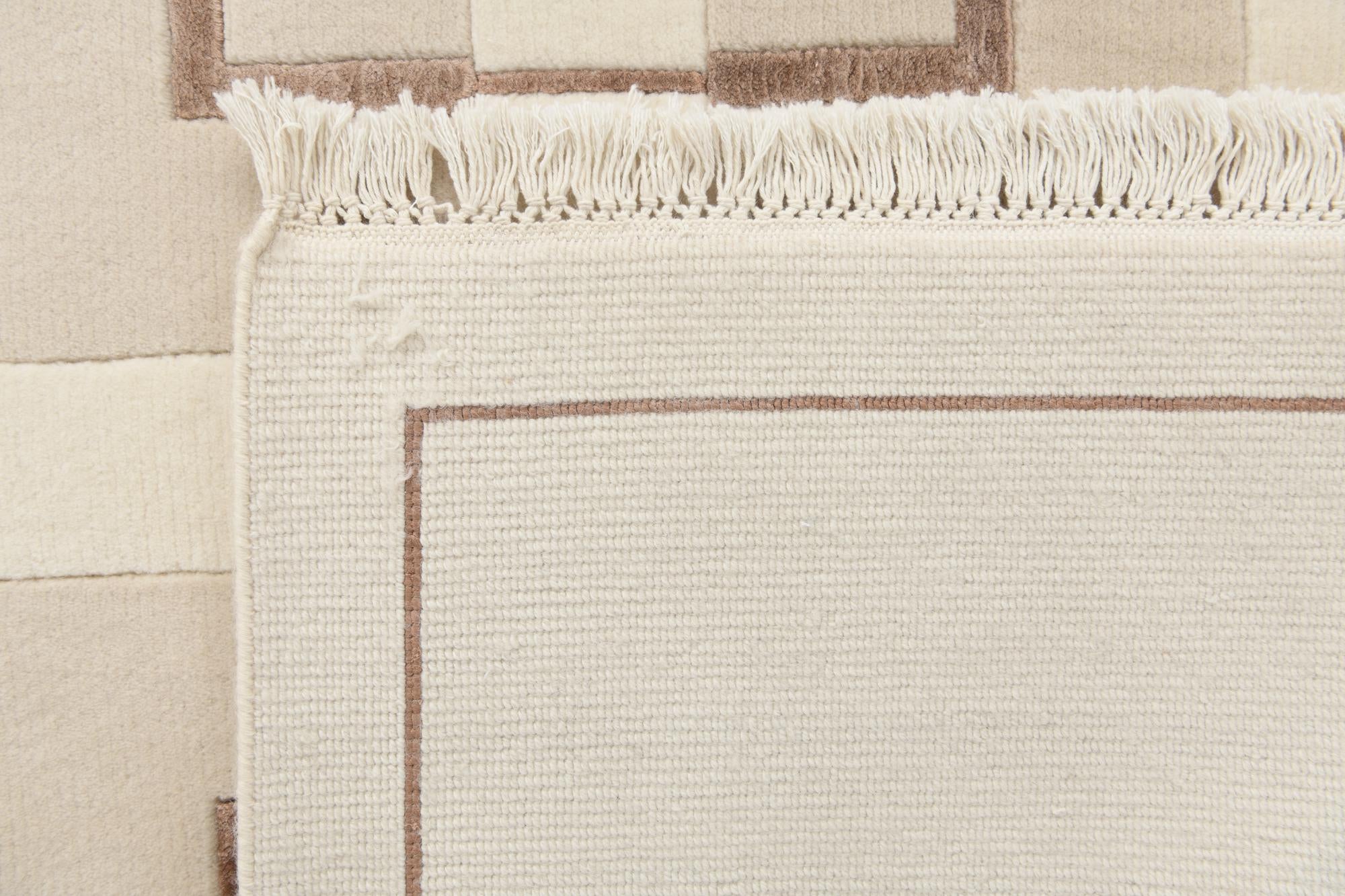 6' 7 x 9' 10 Hand Knotted Darya Wool Rug